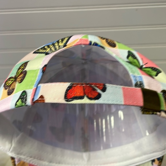 Butterfly 🦋 Pastel Colorblocked with Multicolored Butterflies Baseball Cap - Picture 8 of 12